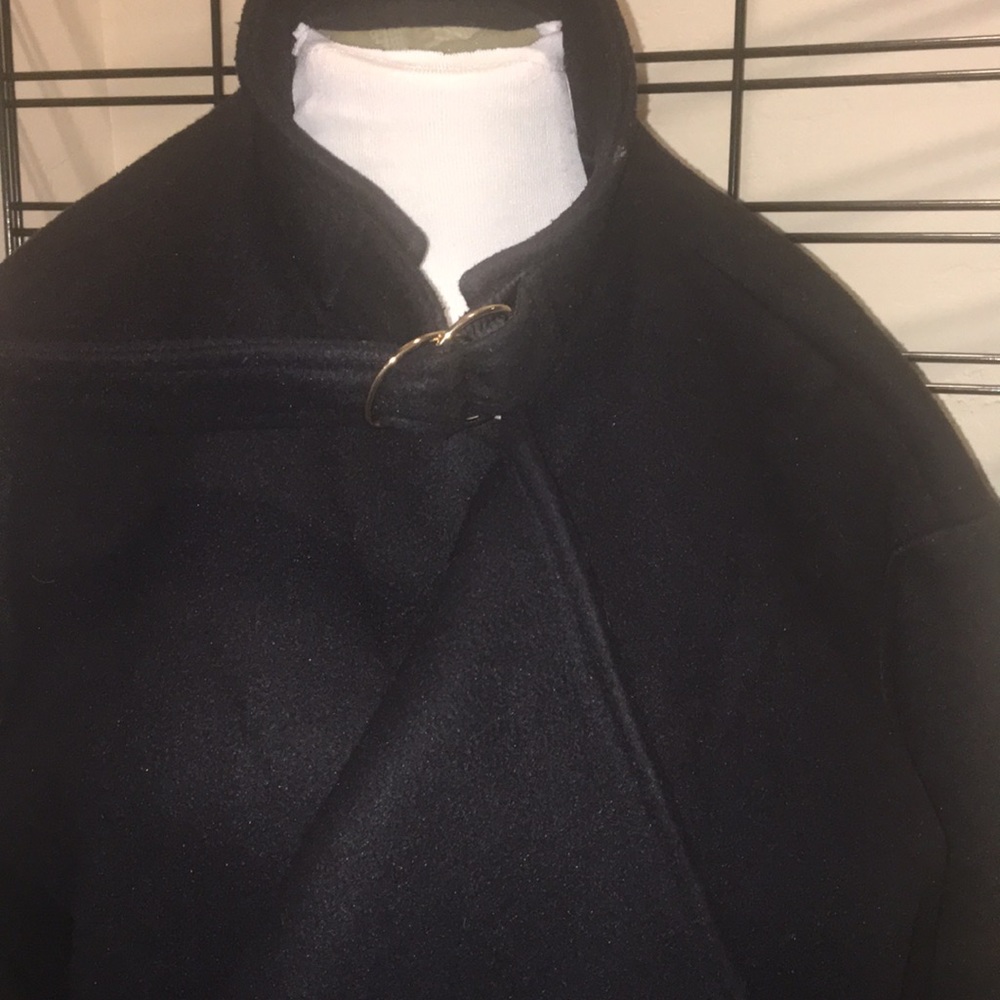 Final Sale Good-VG Condition BQUEEN XL Black Vegan Warm Winter Coat